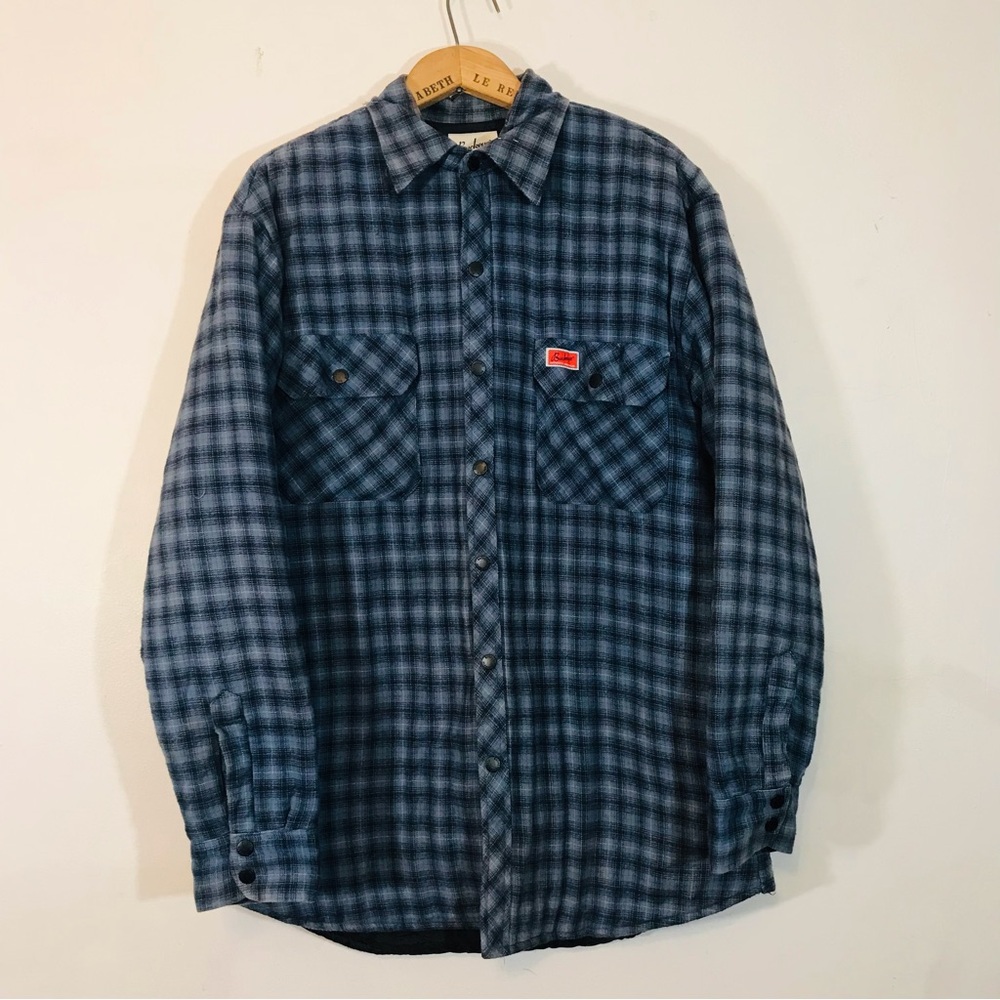 Dickies Blue Plaid Shirt Jacket